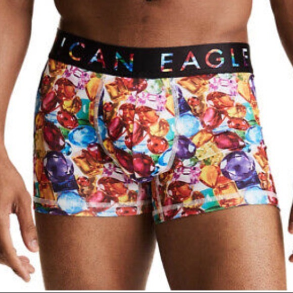 American Eagle Outfitters Other - AEO FLEX trunk boxer brief colorful jewel print XL
